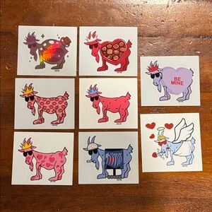 GOAT USA Valentine’s Day Stickers (8)